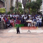 Preaching in 1st Street, Harare